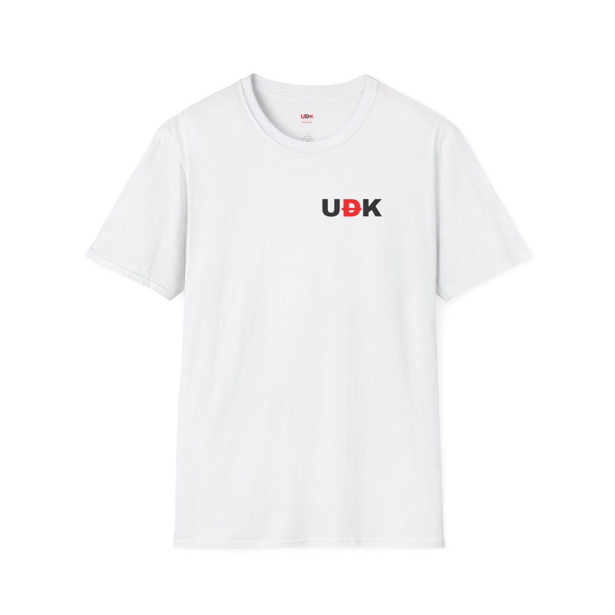UDK DRIP KINDAAA TEE featuring vibrant colors and a trendy design, perfect for a casual outfit.