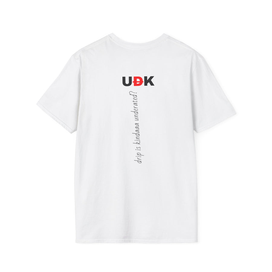 UDK DRIP KINDAAA UNDERATED -TEE — White - Image 2